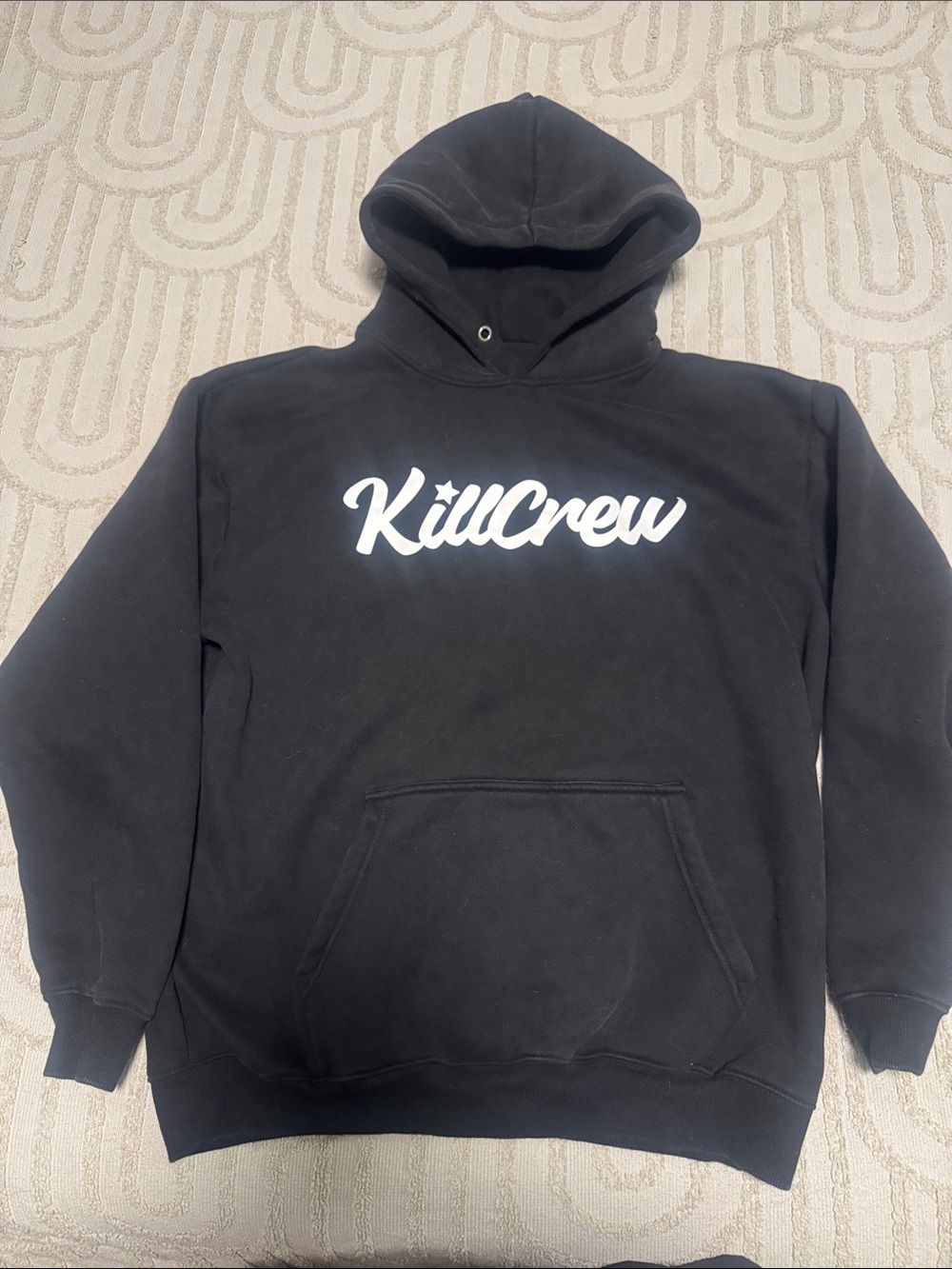 Black Hooded Sweatshirt killcrew hoodie sz L